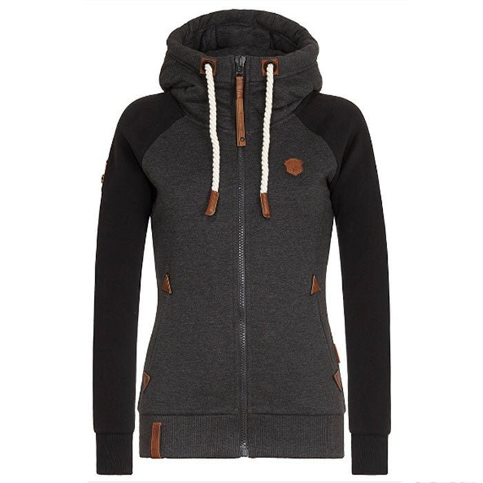 Sudadera con cremallera para mujer de estilo casual y ajuste cómodo – JOHANNA