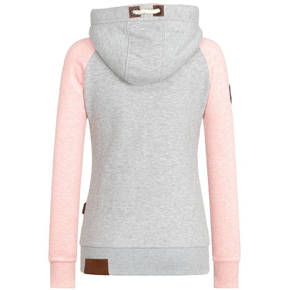 Sudadera con cremallera para mujer de estilo casual y ajuste cómodo – JOHANNA