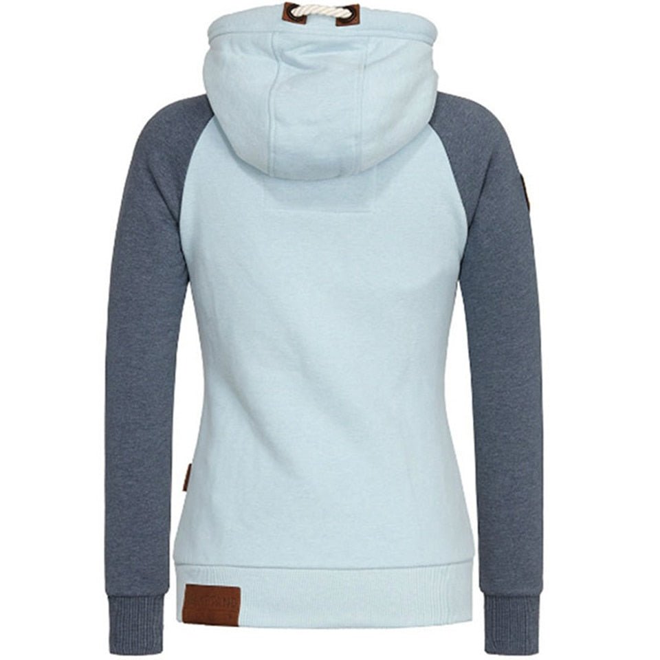 Sudadera con cremallera para mujer de estilo casual y ajuste cómodo – JOHANNA