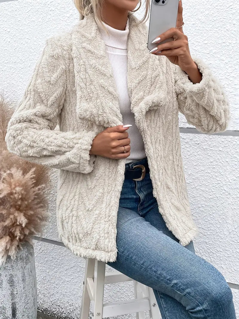 Chaqueta polar elegante y cómoda para mujer – KATHRIN