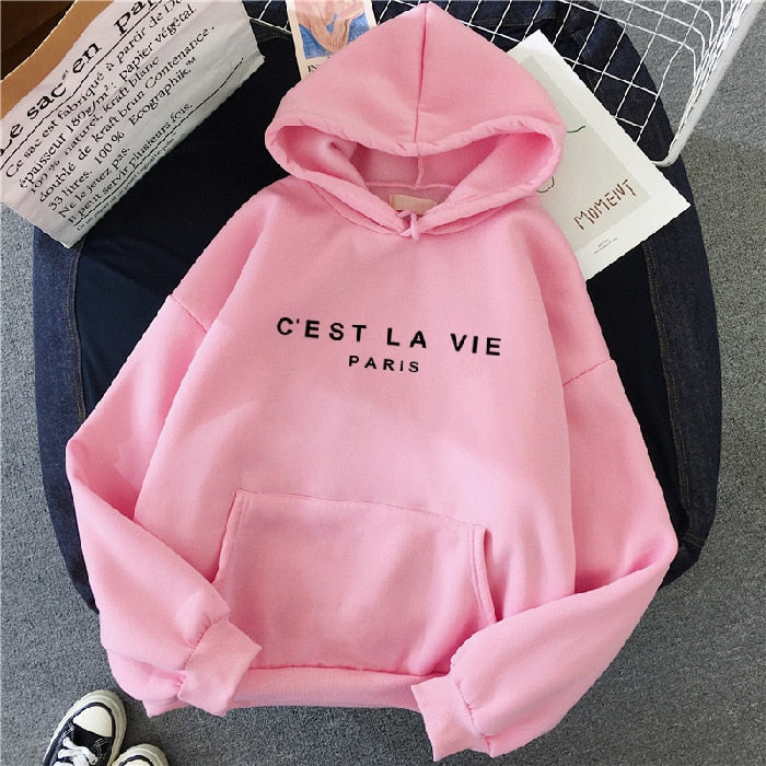 Sudadera oversize con capucha para mujer en colores vibrantes – KATRIN