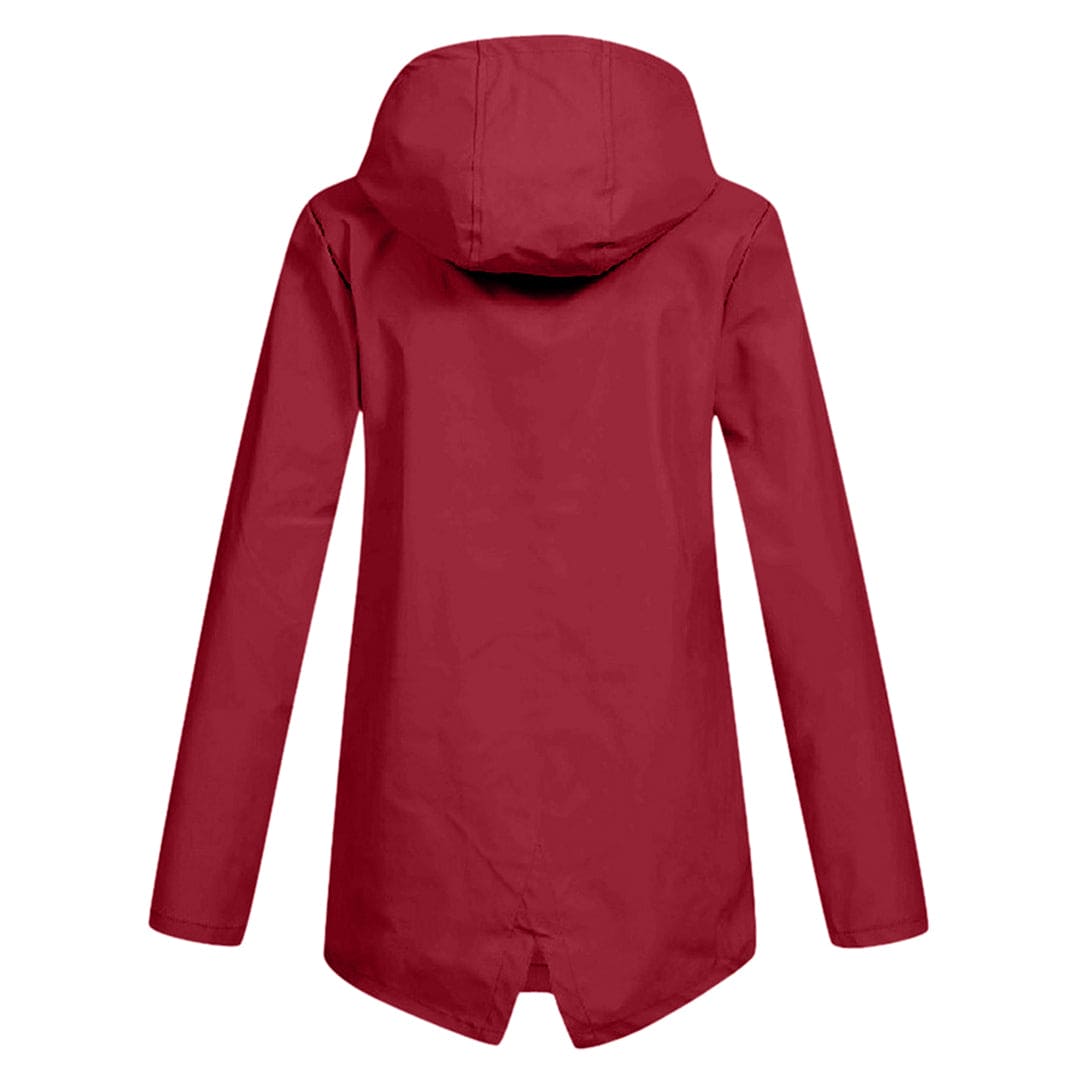 Chaqueta impermeable de mujer con capucha y tejido transpirable – KRISTIN