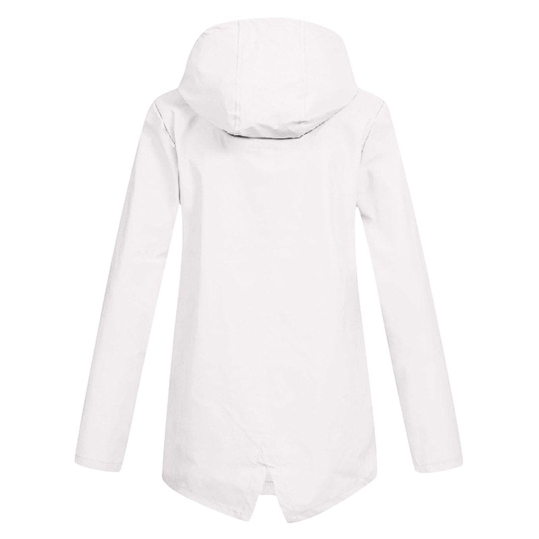 Chaqueta impermeable de mujer con capucha y tejido transpirable – KRISTIN