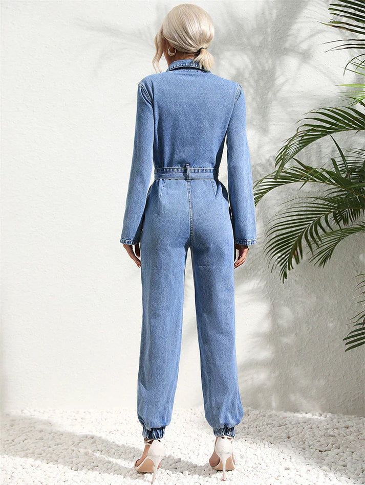 Mono vaquero casual para mujer con corte cómodo – LENA
