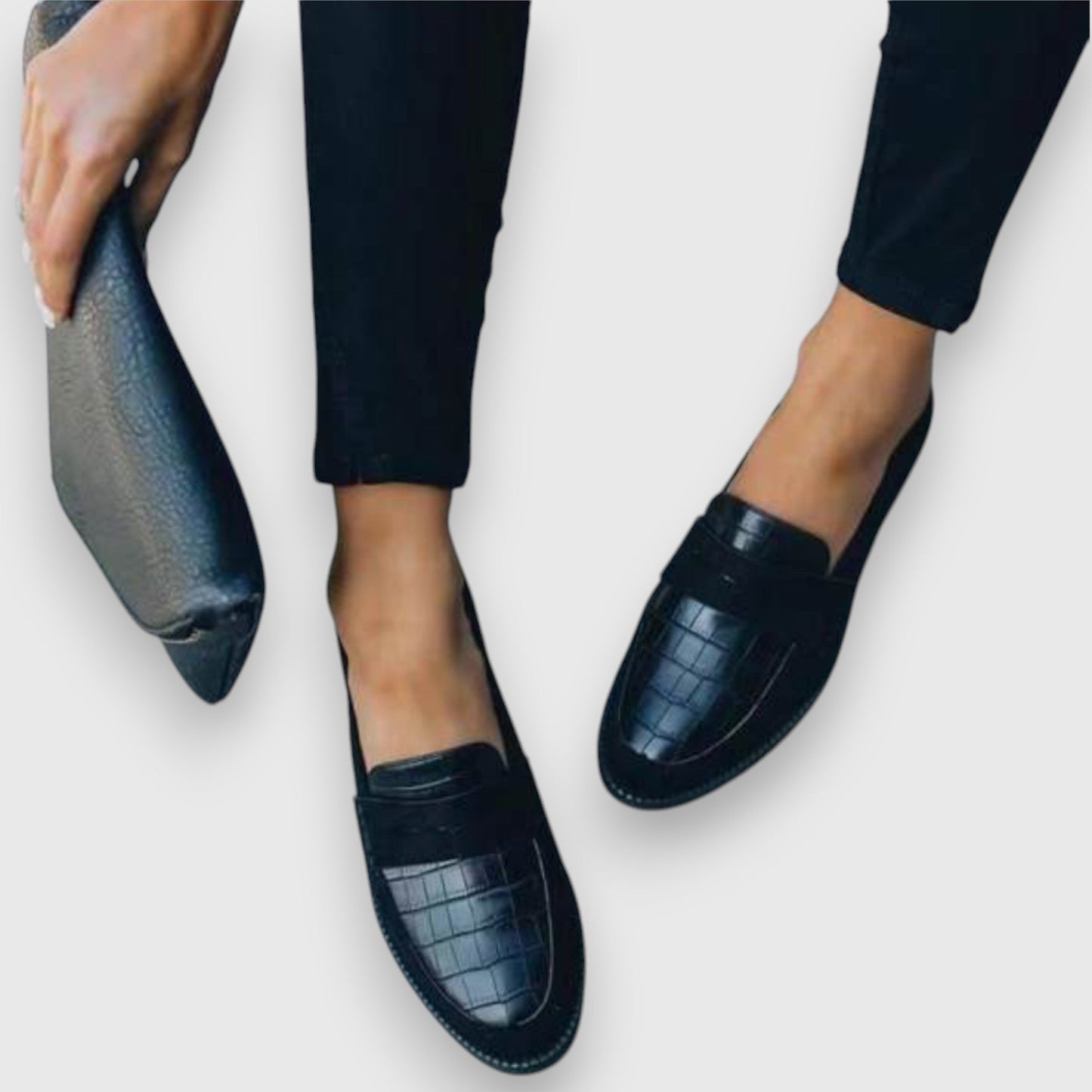 Zapatos Elegantes de Hombre con Patrón de Cocodrilo y Comodidad Superior – ACHILLE
