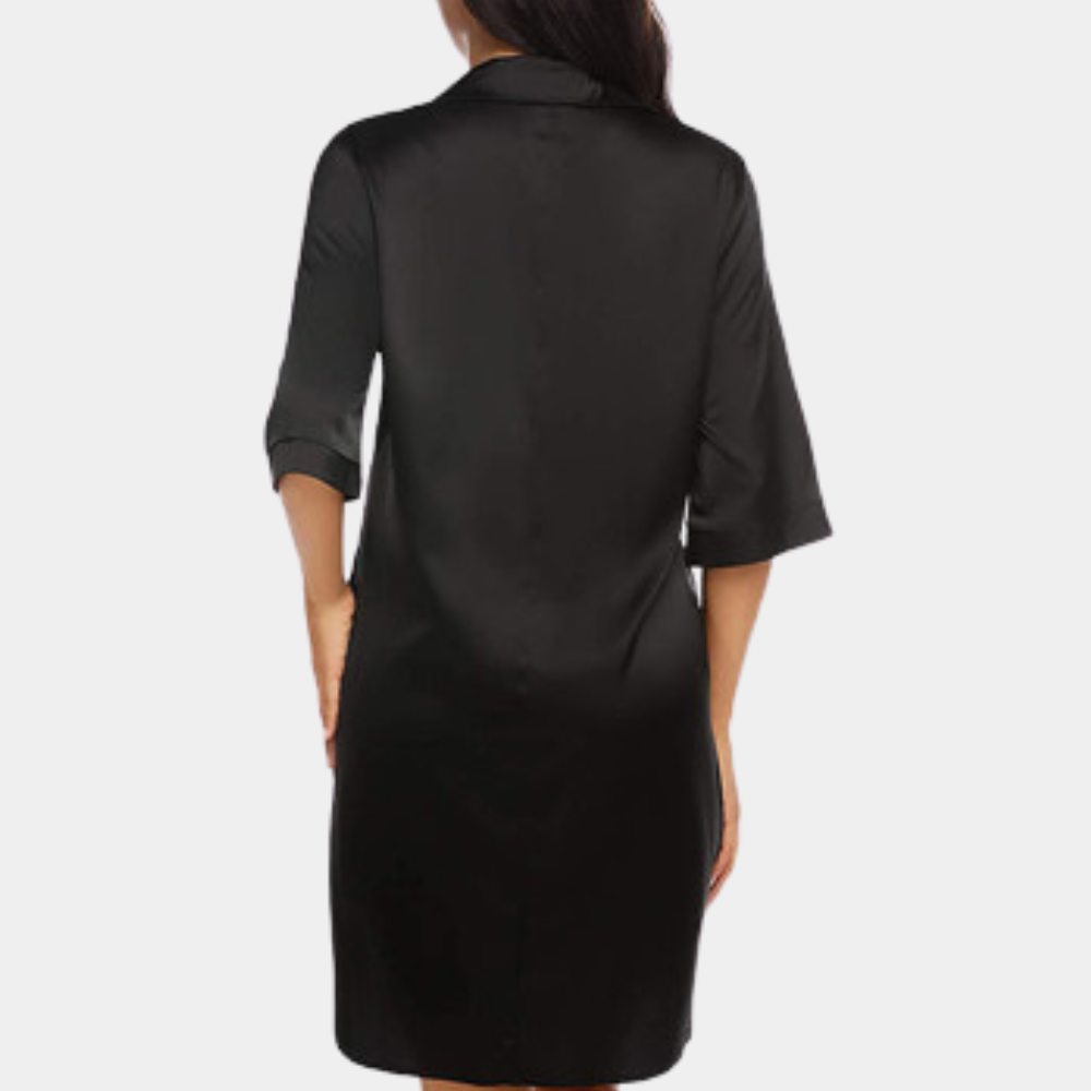 Camisón de satén con botones para mujer – AURORA