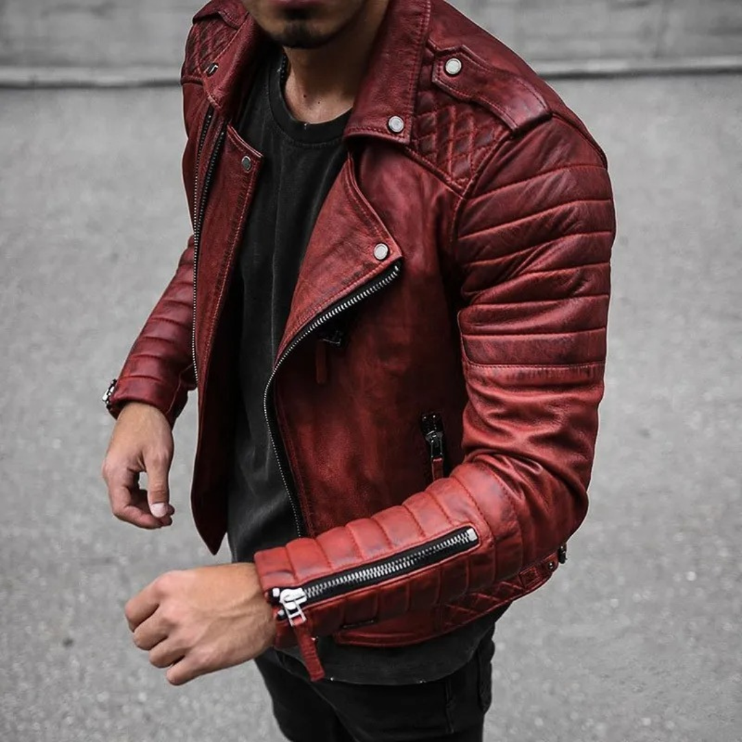 Chaqueta Biker de Hombre Elegante y Cómoda – MARKO