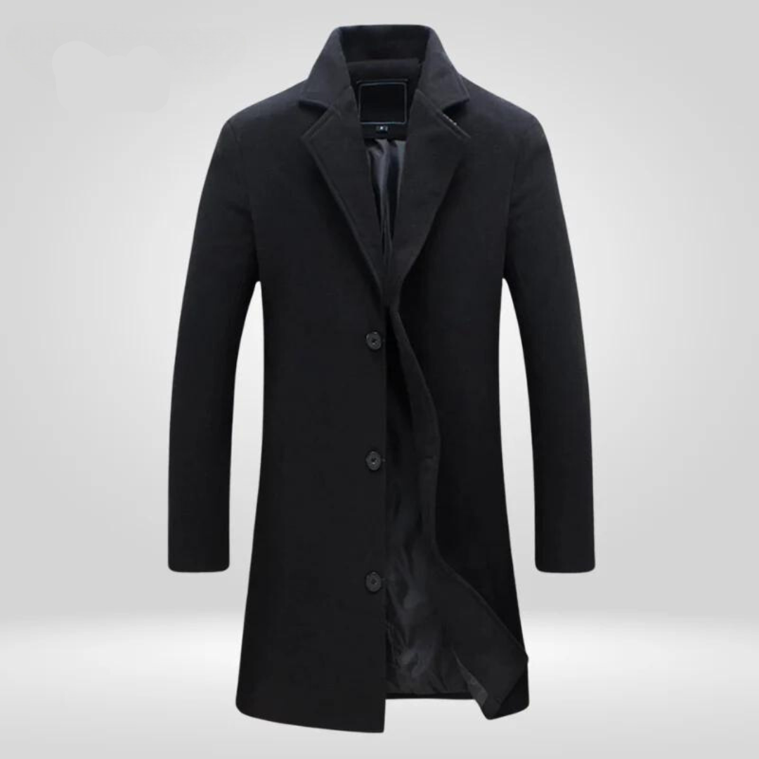MARTY - Abrigo clásico con botones para hombre