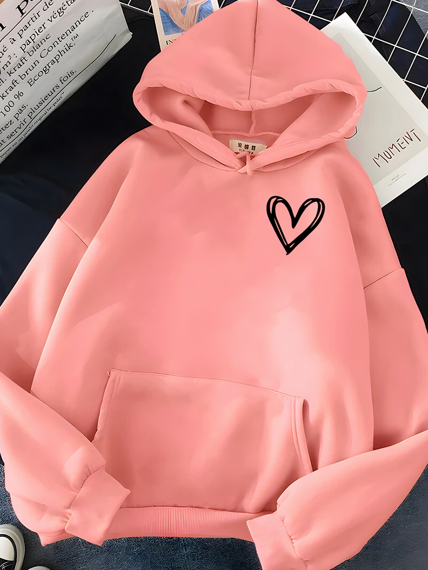 Sudadera cómoda para mujer con diseño relajado y capucha – NADINE
