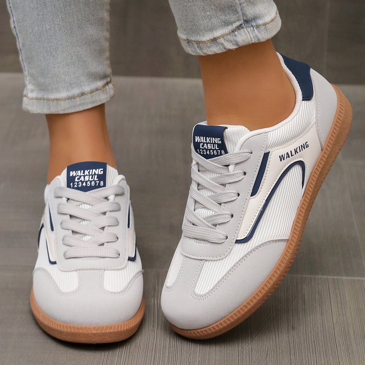 Zapatillas bajas de mujer con cordones y suela deportiva – ZINA