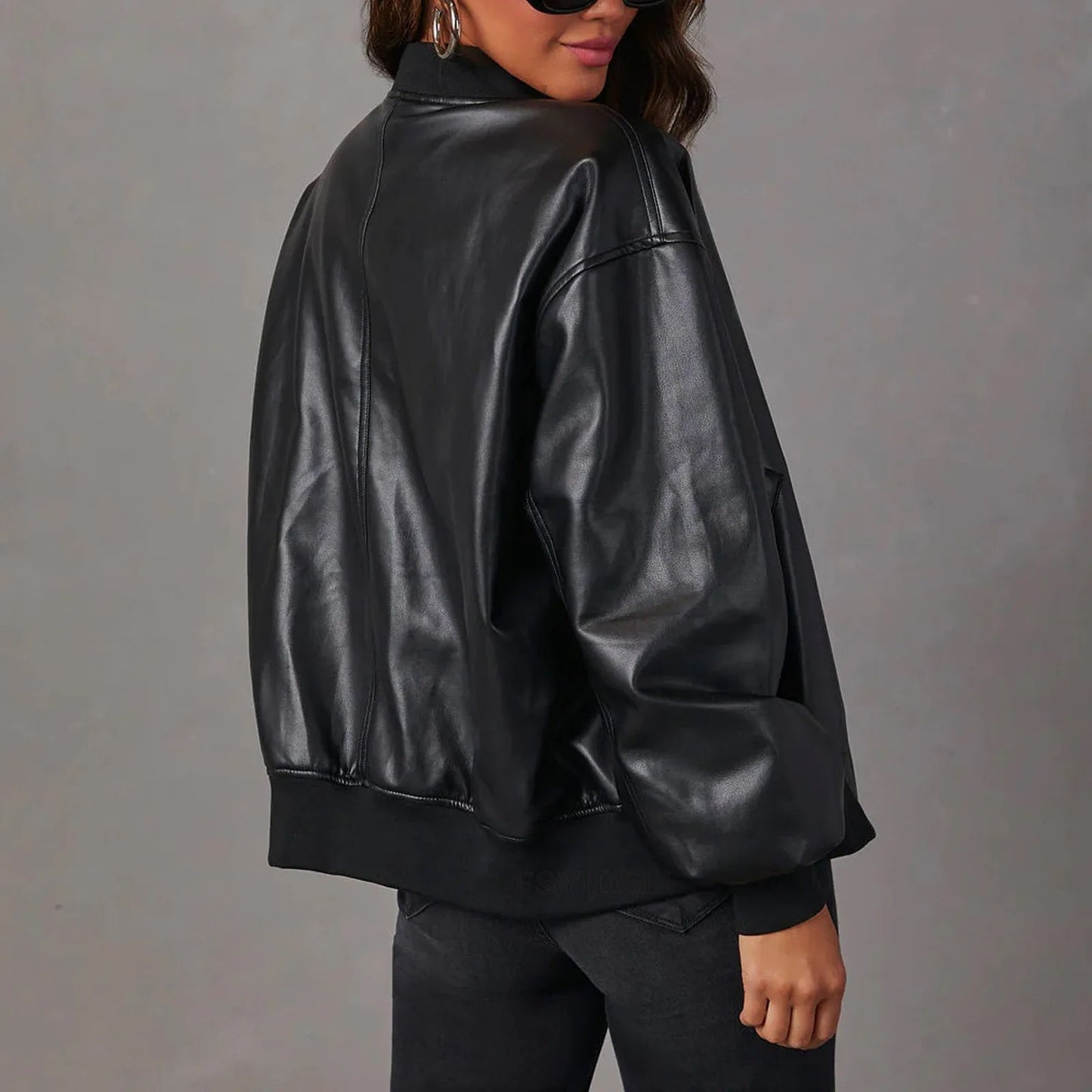Bomber oversize casual para mujer con estilo urbano relajado – PETRA