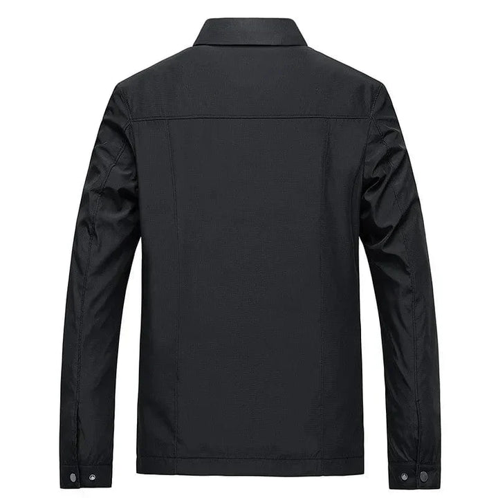 LEIF - Chaqueta clásica casual con forro de cuadros para hombre