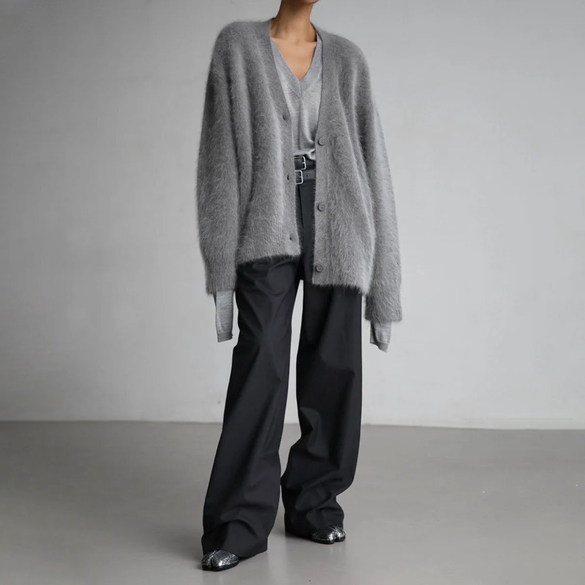 AMARA - Chaqueta oversize de cachemir cómoda para mujer