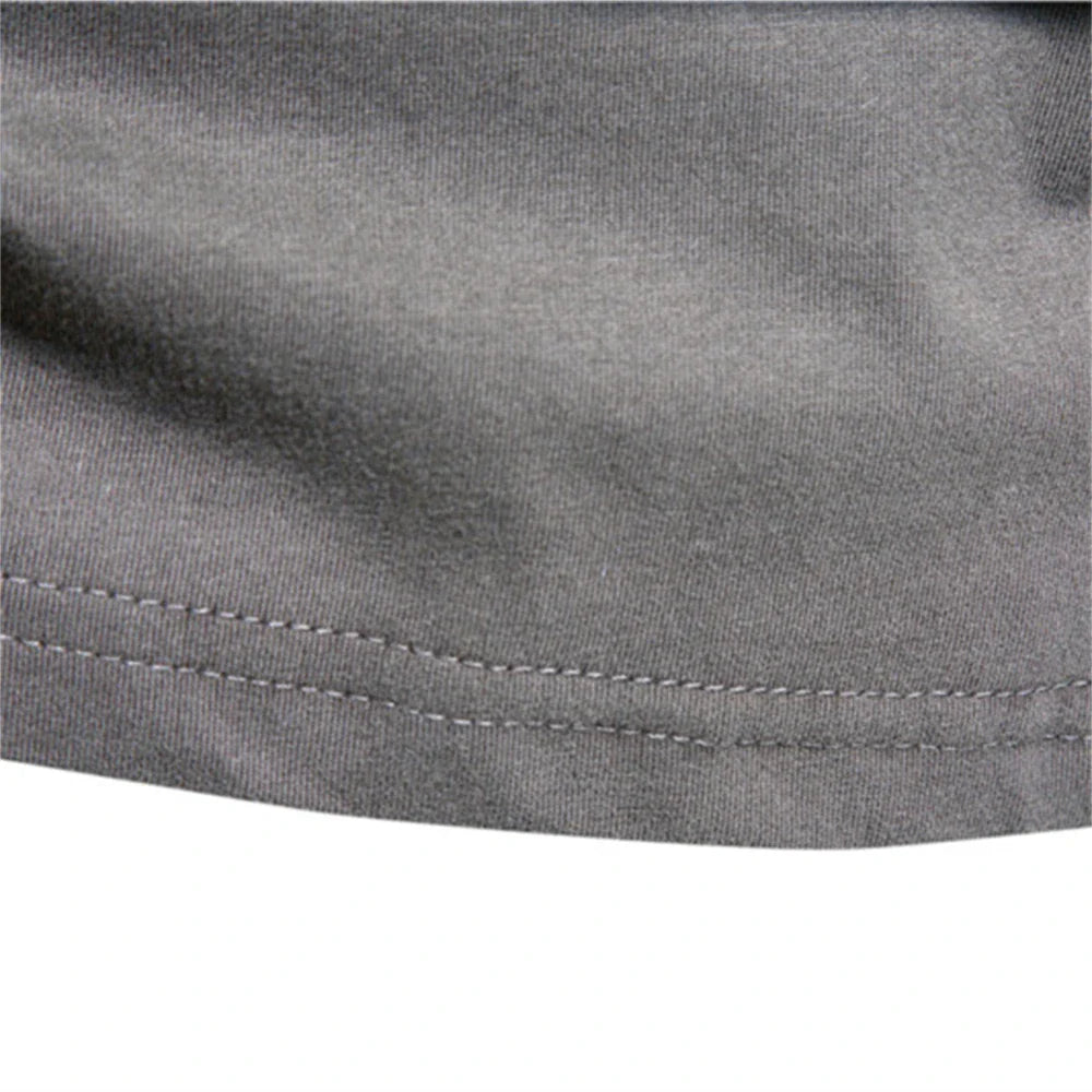 Camiseta básica de manga larga con cuello redondo para hombre – LUCAS