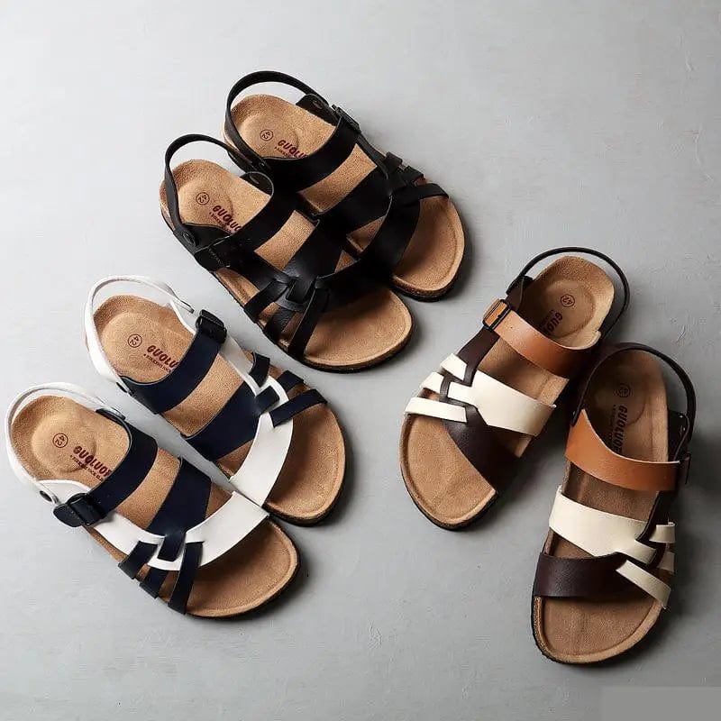 Sandalias ortopédicas de piel para hombre – GABRIEL