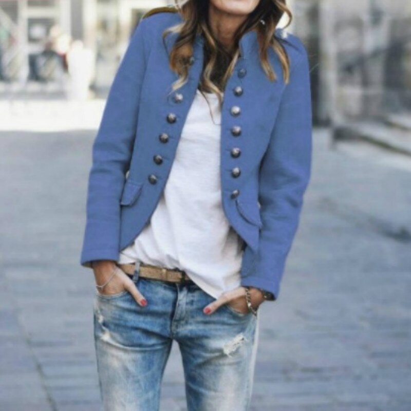 ELLEMIEKE - Elegante blazer de manga larga para mujeres