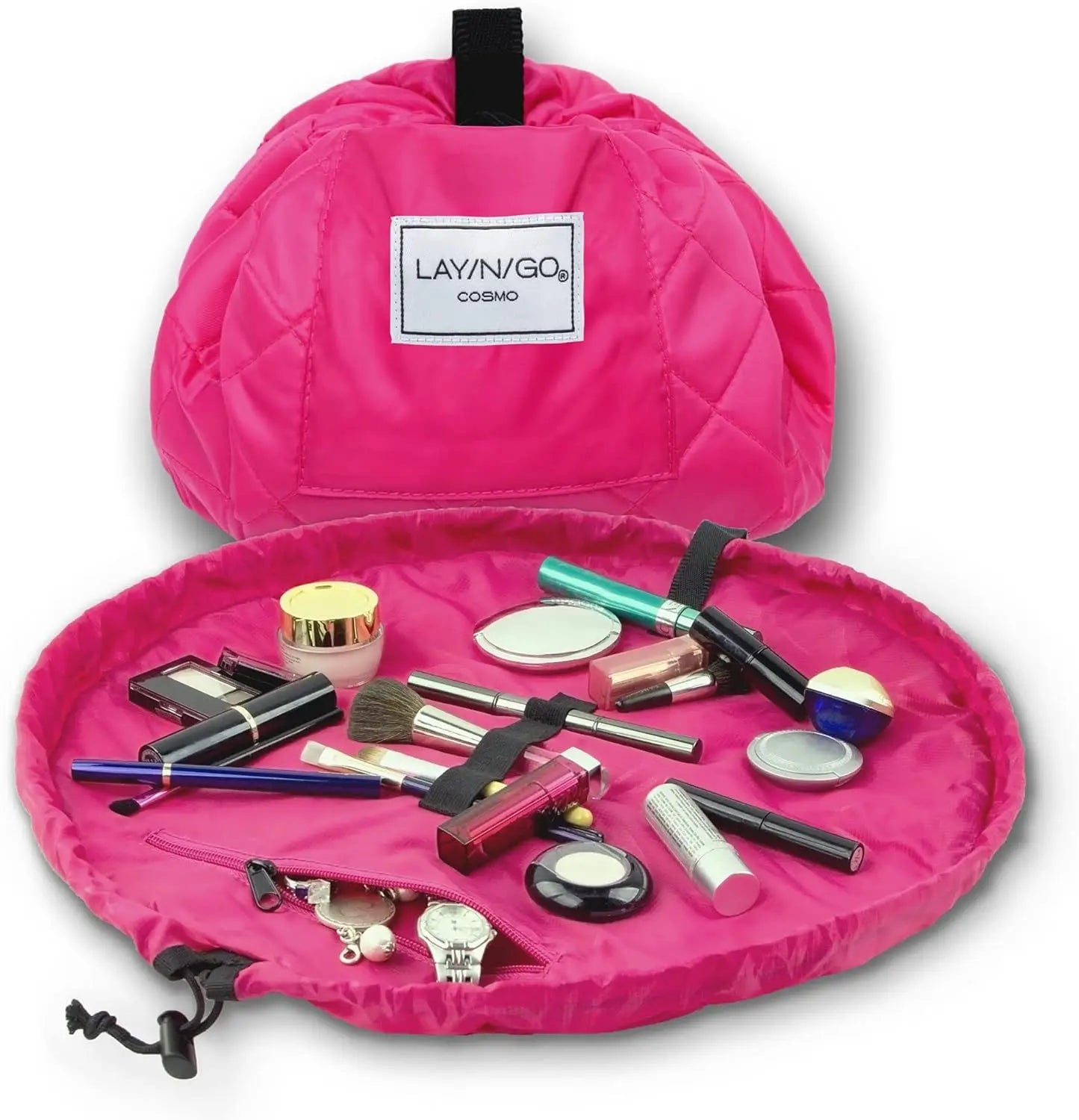 Bolsa de maquillaje con diseño elegante y apertura rápida – LAYLA