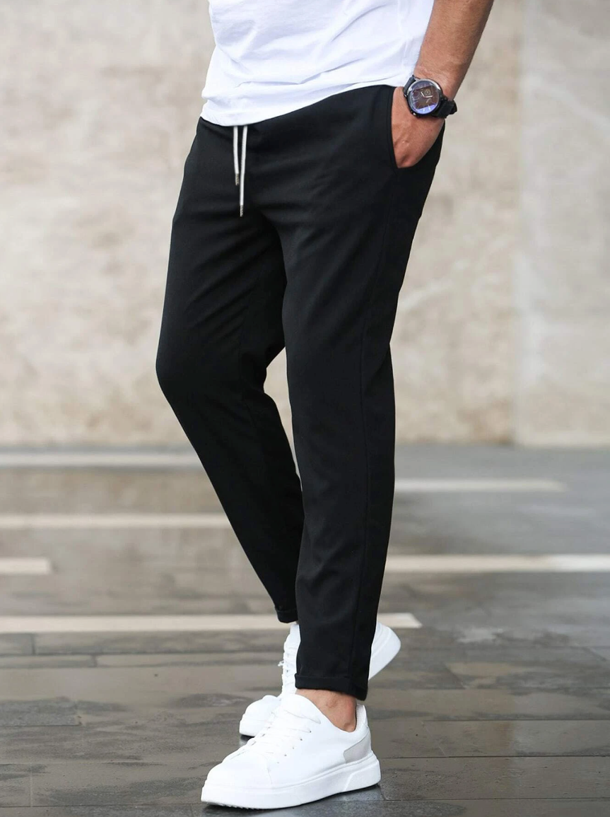 Pantalón deportivo para hombre con corte ajustado y estilo urbano – FERANOX