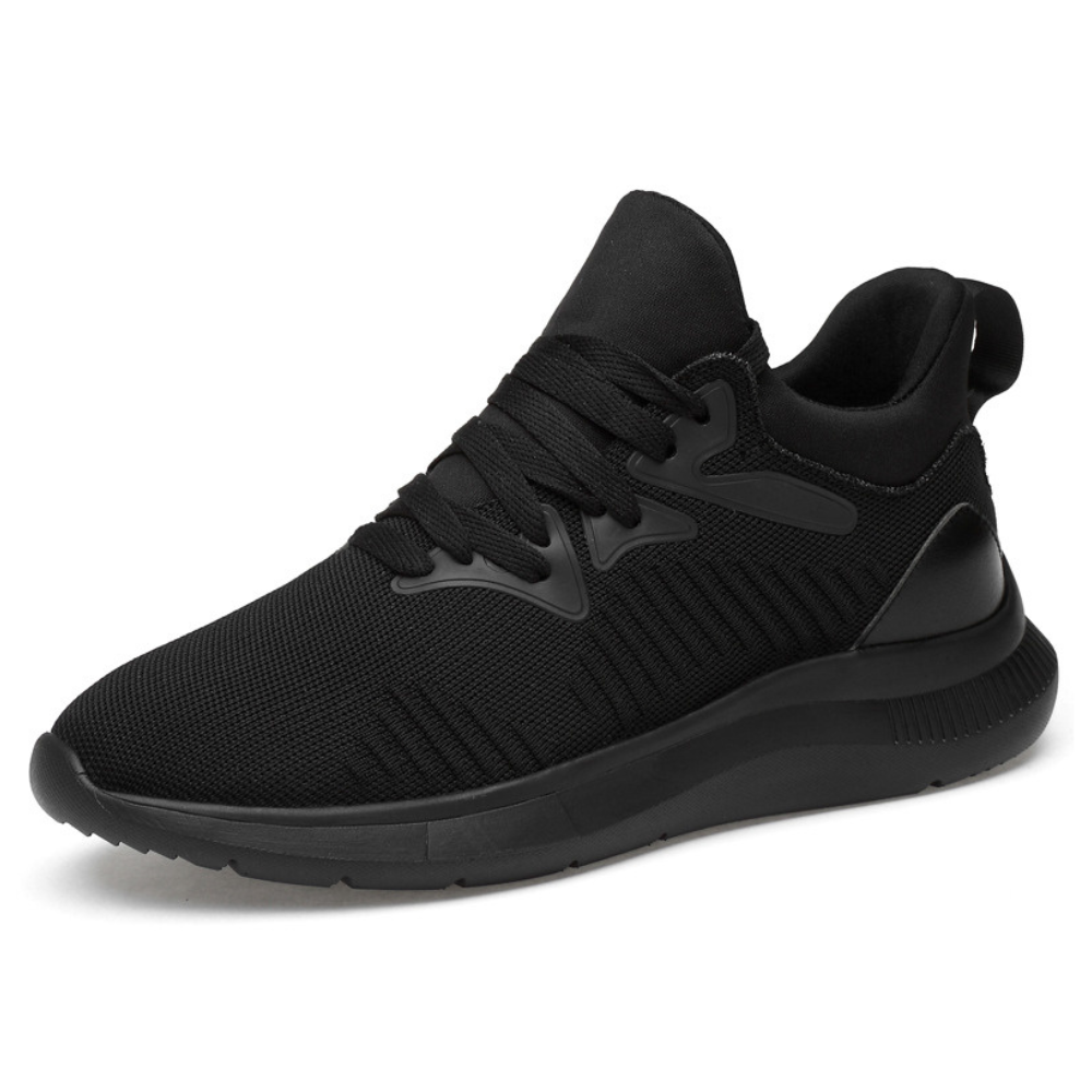 Zapatillas para mujer con suela de 8 cm negro mate – SHADOW