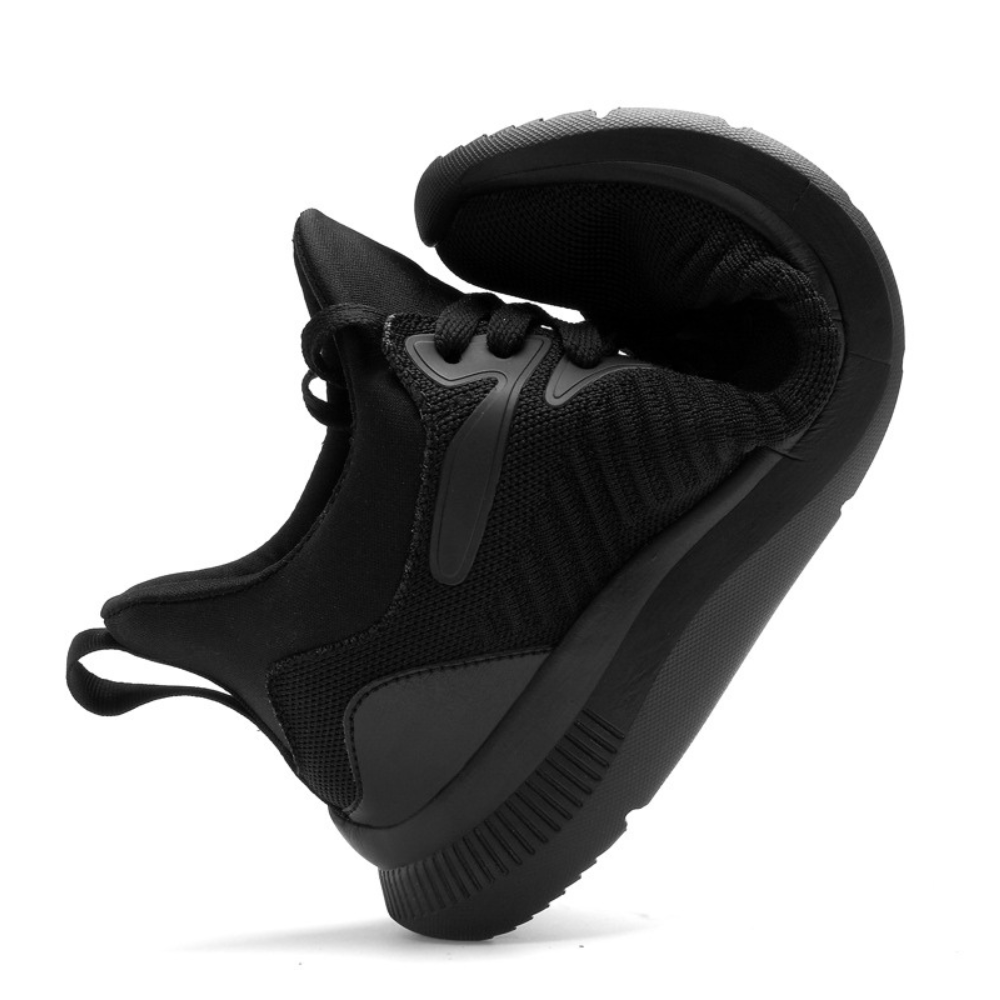 Zapatillas para mujer con suela de 8 cm negro mate – SHADOW