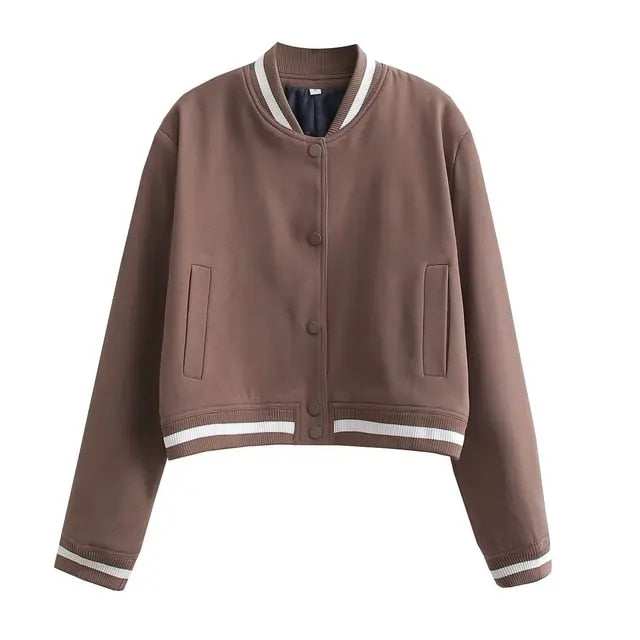 Chaqueta bomber para mujer con toque vintage – PAMELA