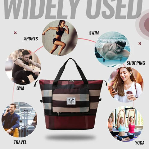 Bolsa de viaje grande y ligera para mujer – LANA