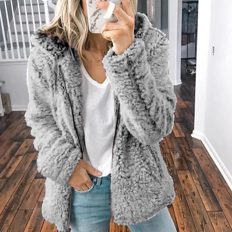 SILVIA - Chaqueta de invierno con capucha para mujeres