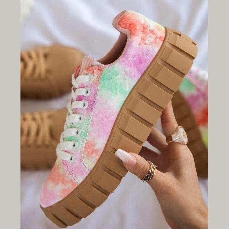 Zapatillas chunky para mujer con diseño moderno y suela elevada – PRISMAH