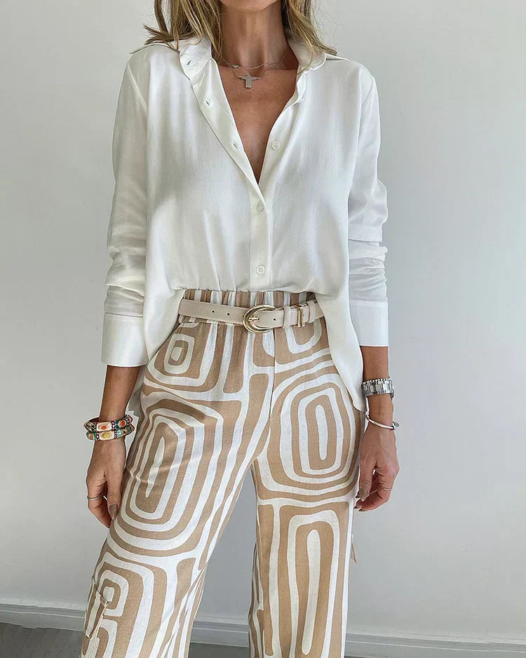 AYLA – Pantalón de tiro alto para mujer