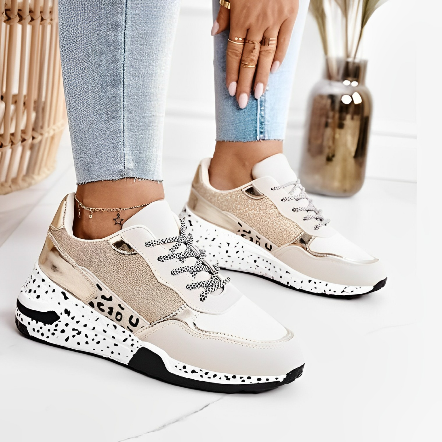 Zapatillas ortopédicas de mujer con suela flexible y soporte plantar – WALKARIA