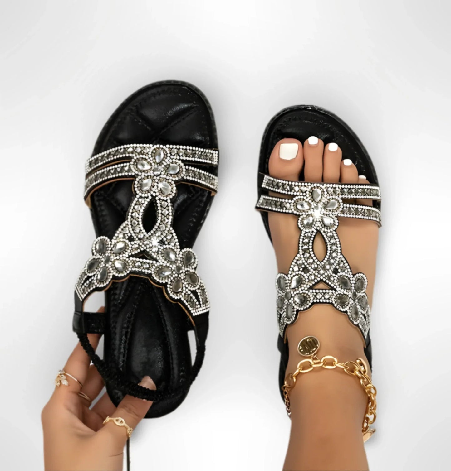 Sandalias ortopédicas con diseño moderno y plantilla ergonómica – CRISTELLA