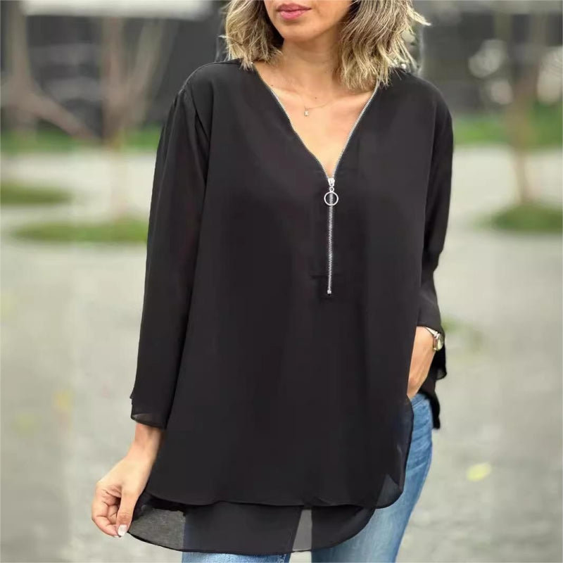 Blusa ligera de verano para mujer con estilo relajado – LIEVA