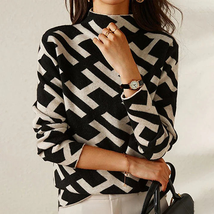 GIOVANNA – Suéter de cuello alto a la moda para mujer