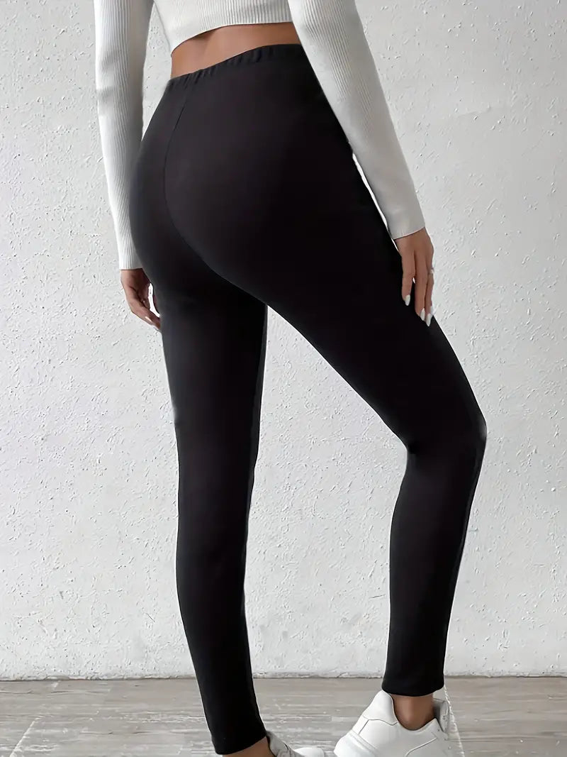 SARA - Leggings con forro de felpa para mujer