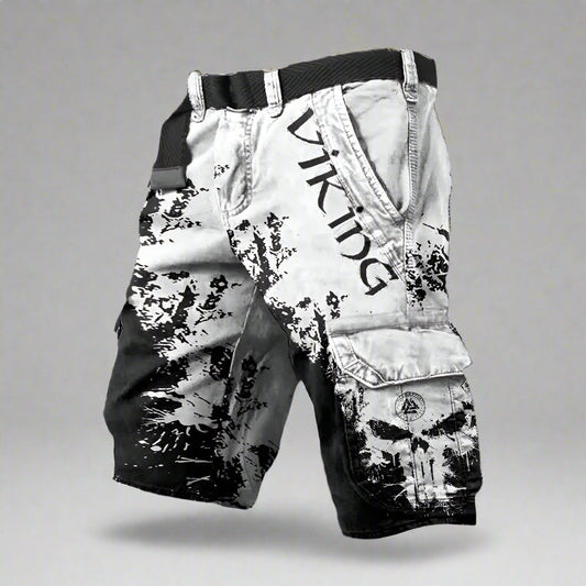 Bermuda cargo de hombre con estampado moderno – FAUSTO