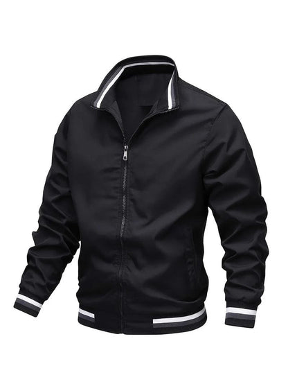 ENZO - Bomber casual para hombre