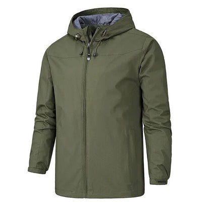 NIKO - Cortavientos ligero con cremallera para hombre