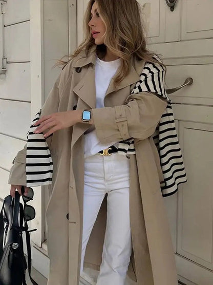 EULALIA - Gabardina larga de invierno para mujeres
