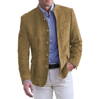 Chaqueta clásica de hombre con cierre de botones – MAGNUS