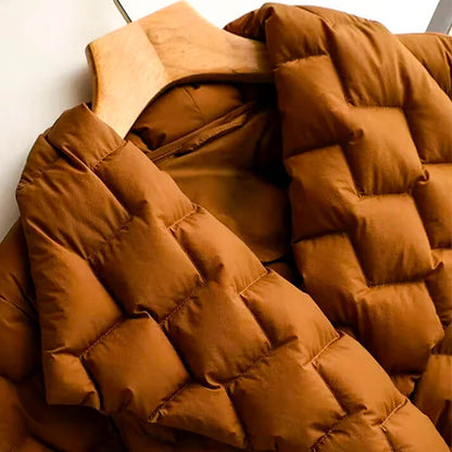ISABELIA – Abrigo de invierno acolchado para mujer con cinturón ajustable