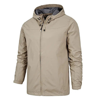 NIKO - Cortavientos ligero con cremallera para hombre