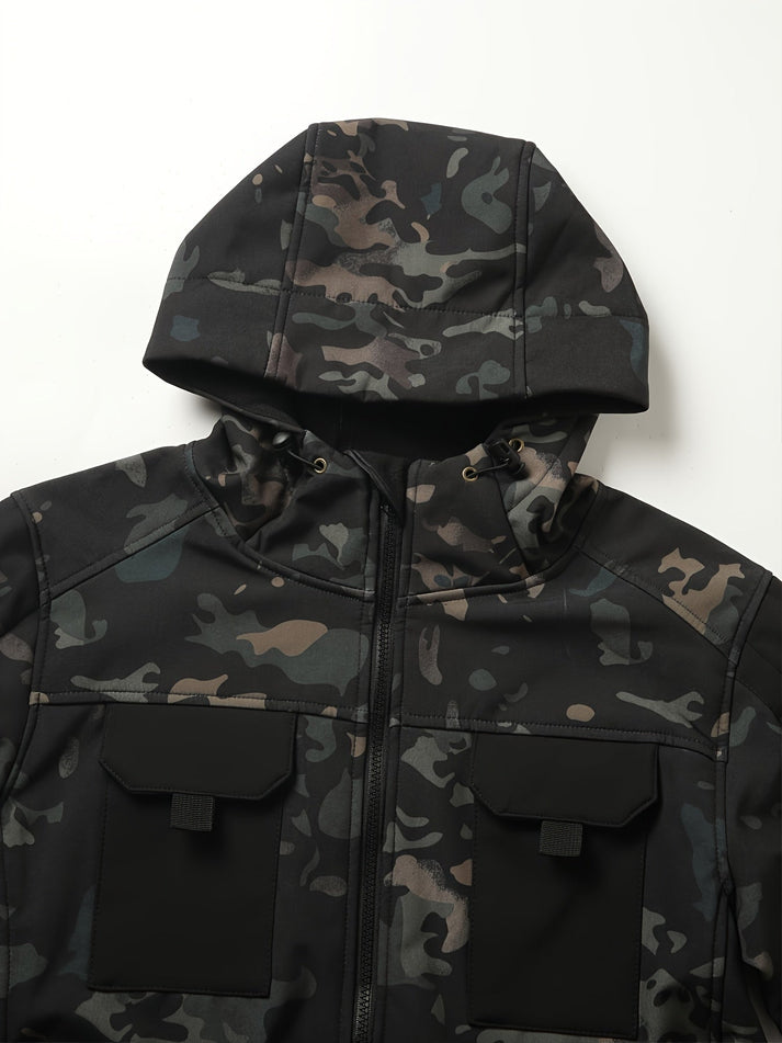 MATTEO - Chaqueta táctica de forro polar para exteriores para hombre