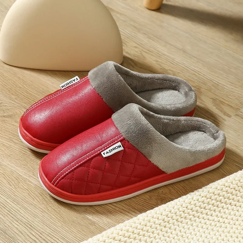 LYARA - Zapatillas de casa para mujer con punta redonda y suela antideslizante