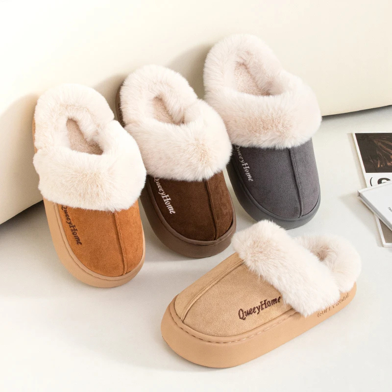 NOELIE - Pantuflas ligeras con estampado de letras para mujer