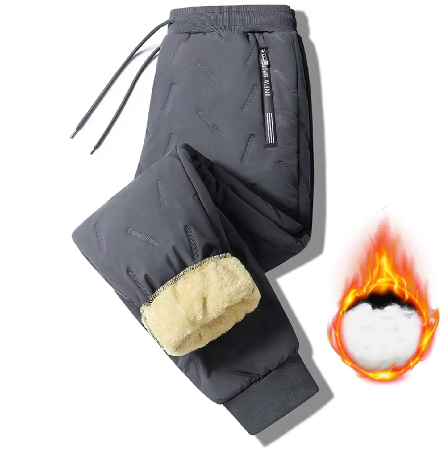 ELSA - Pantalón con forro de lana polar para mujer