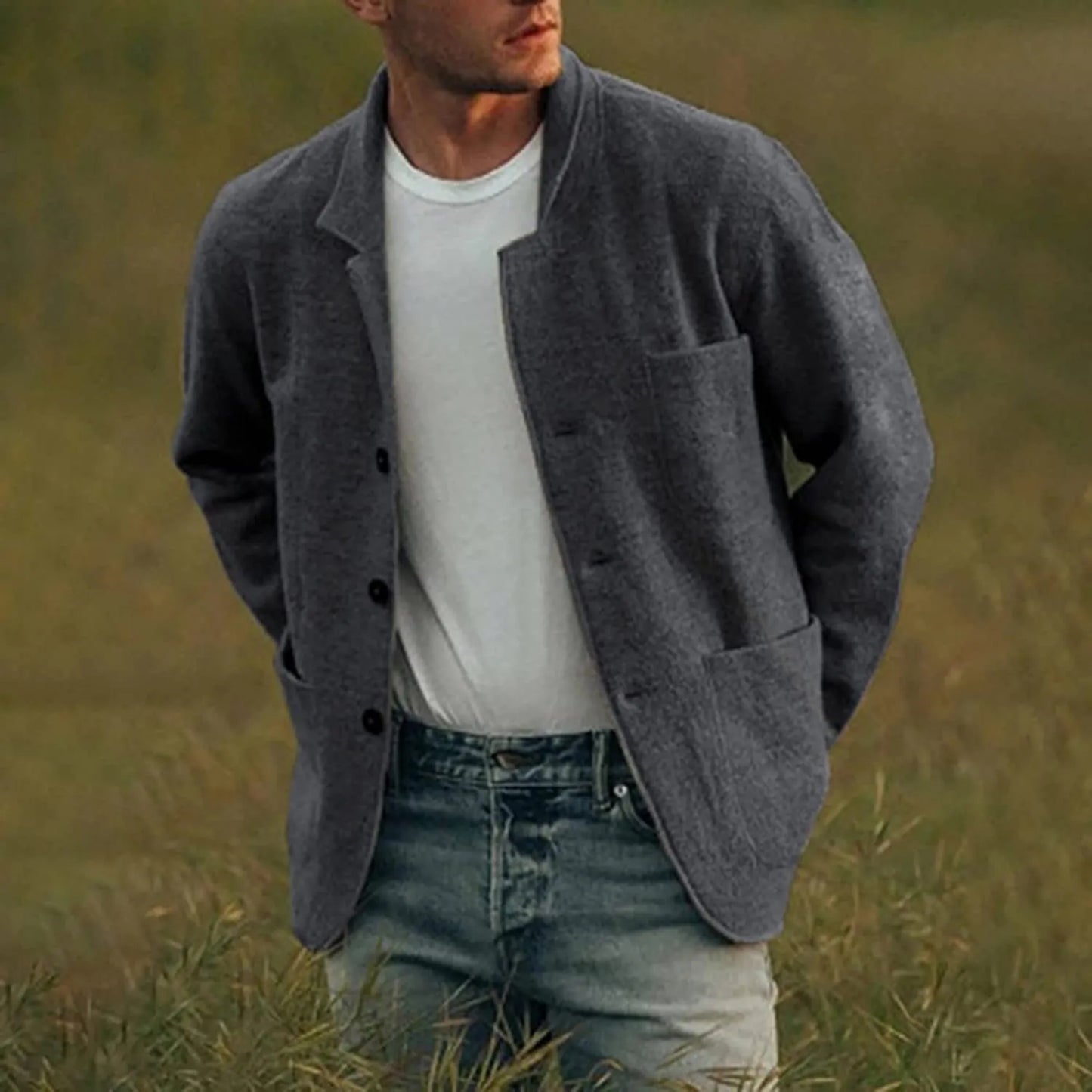Blazer casual para hombre de estilo moderno - HENDRIK