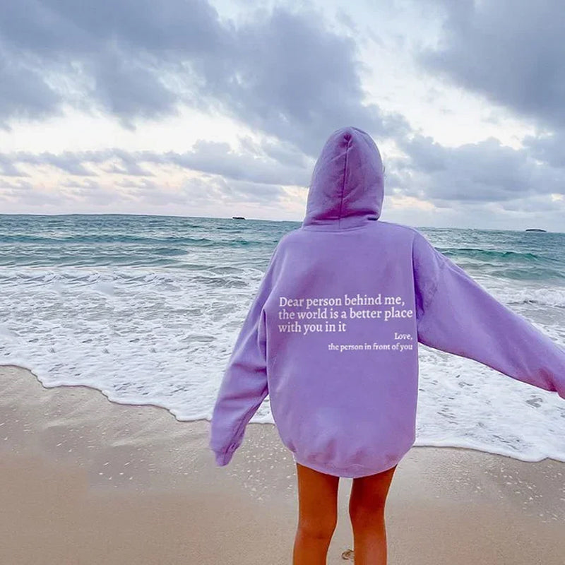 SNOW - Sudadera con capucha estilosa y acogedora para mujeres