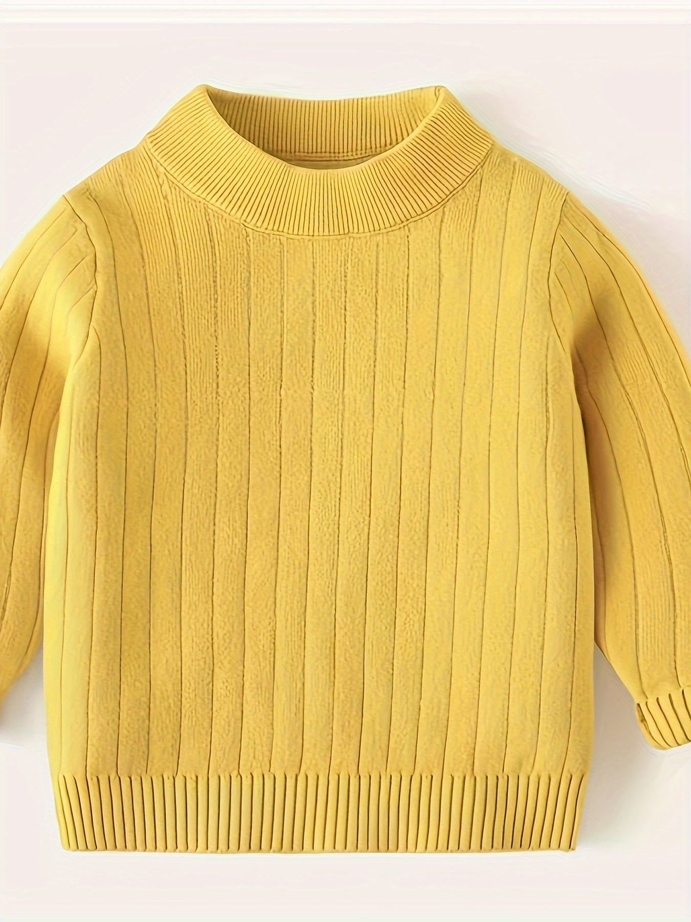 FELICIA - Jersey casual de cuello alto para niñas