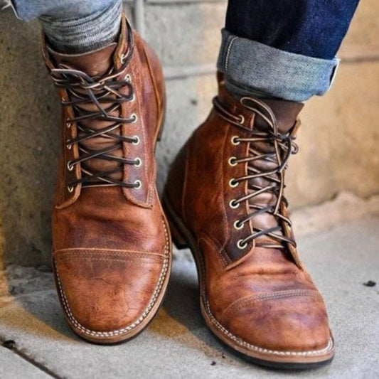 Botas de cuero para mujer de media altura – BRODY