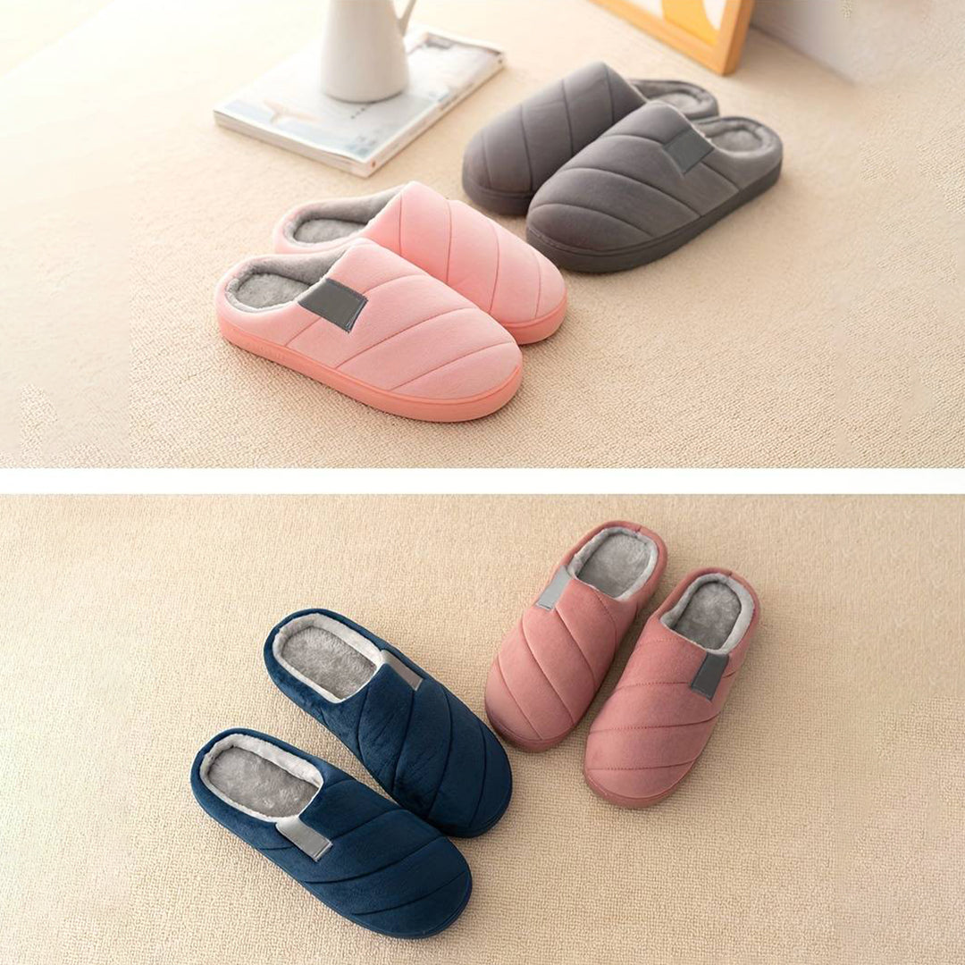 GERALD - Zapatillas de casa cálidas para hombres con empeine bajo